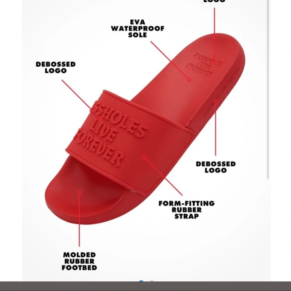 Mens  /Unisex  MERICA SUPERSOFT SLIDES size 8